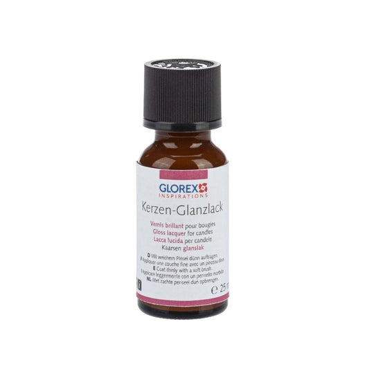 Kerzen Glanzlack 25 ml – Schutzlack für dekorierte Kerzen