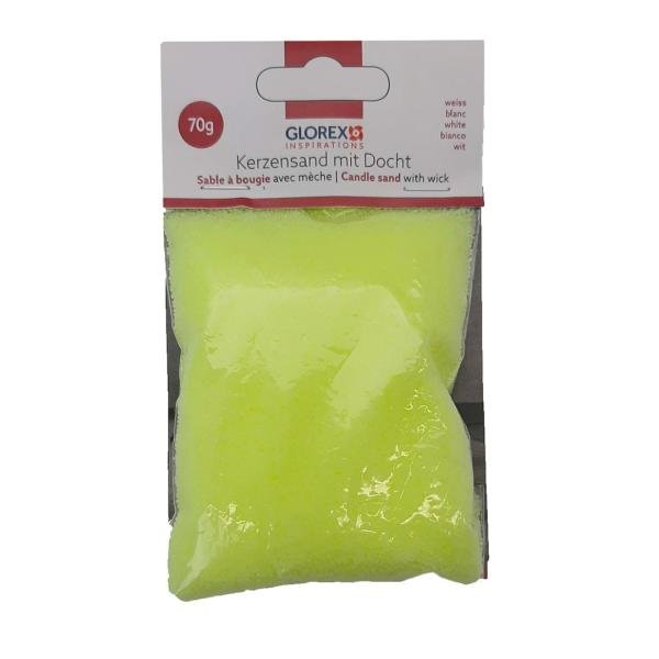 Kerzenwachs mit Docht, 70g, verschiedene Farben - Craftguru