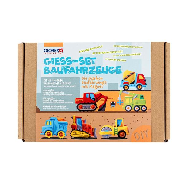 Kinder - Gießset Baufahrzeuge - Craftguru