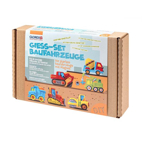 Kinder - Gießset Baufahrzeuge - Craftguru