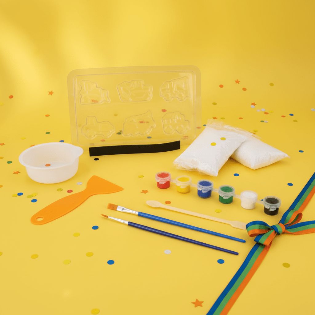 Kinder - Gießset Baufahrzeuge - Craftguru