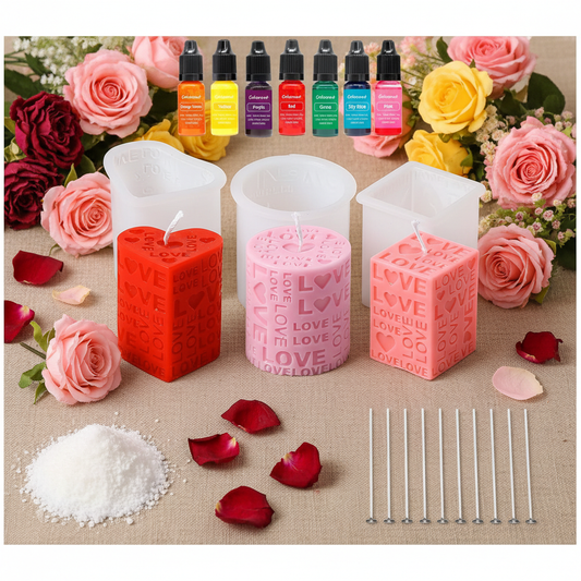 Komplettset - Kerzengießset Love - Craftguru