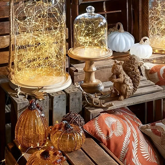 Lichterkette, warmweiß oder kaltweiß, 1m oder 2m - Craftguru