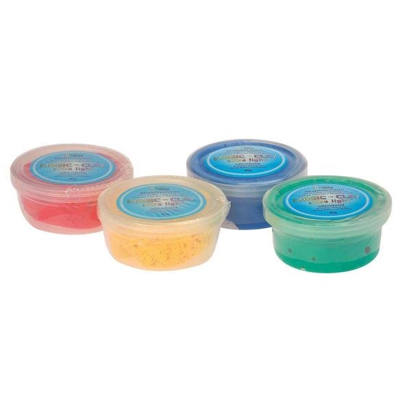 Magic-Clay ultra-light 4x40g Modelliermasse gelb, rot, blau, grün - Craftguru