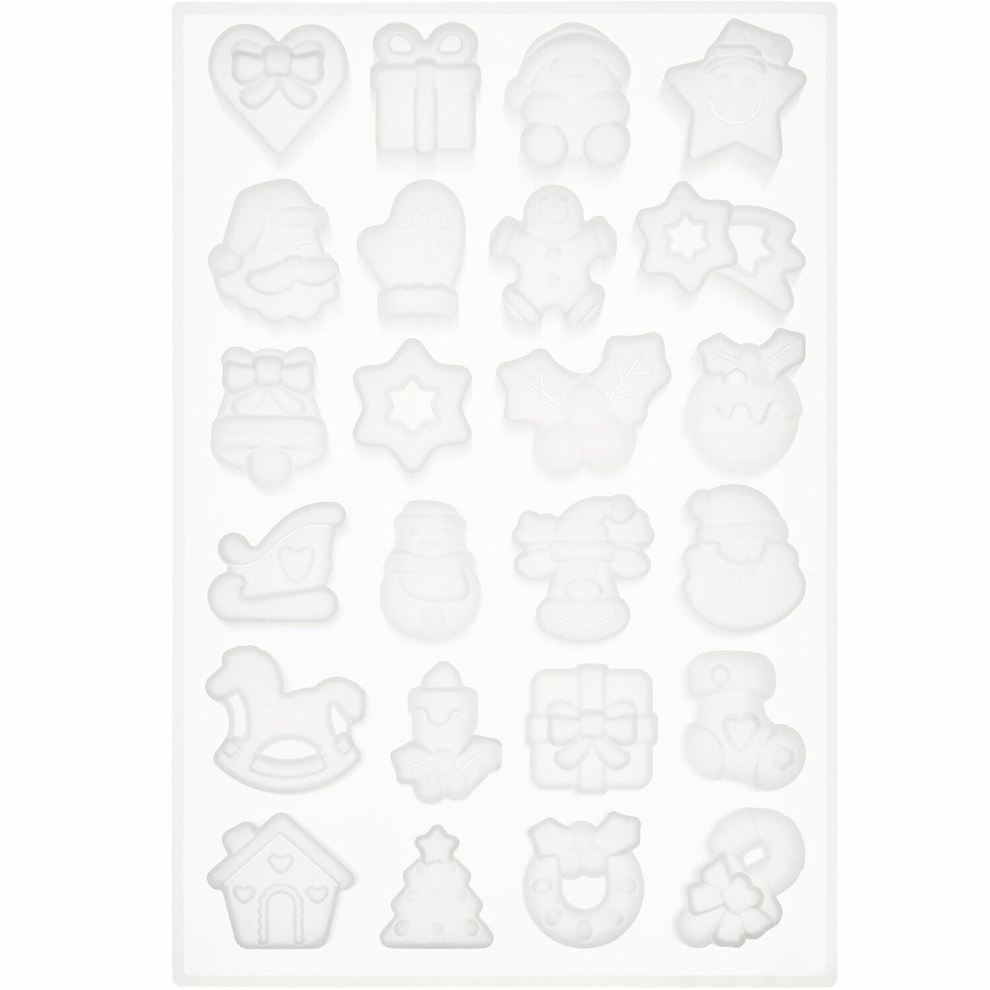 Mini Silikon Gießform Weihnachten - Craftguru