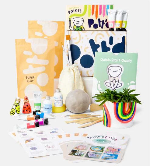 Pott'd Töpfer-Kit für zu Hause inkl. Farbset Neon - Craftguru
