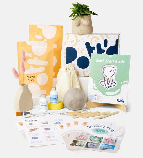 Pott'd Töpfer-Kit für zu Hause Starter Kit weiß - Craftguru