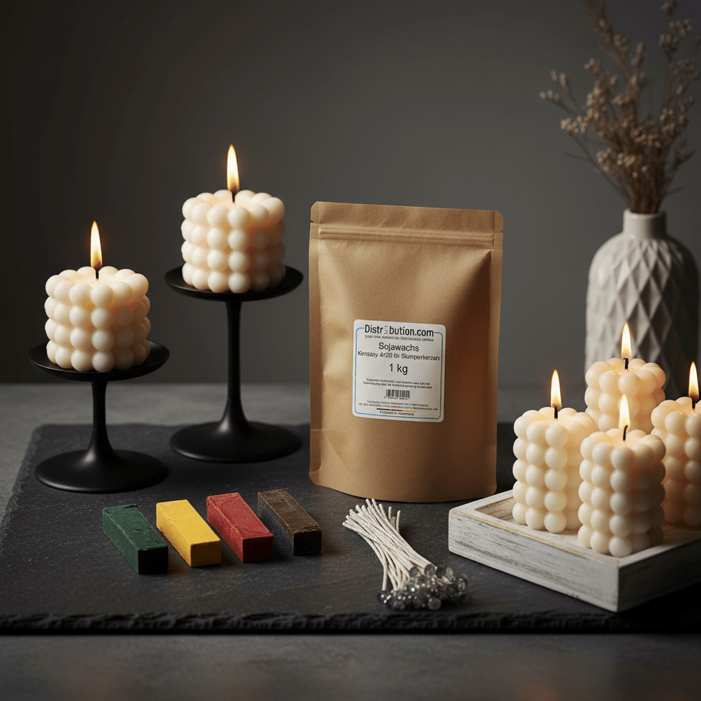 Premiumset - Kerzengießen mit Sojawachs - Craftguru