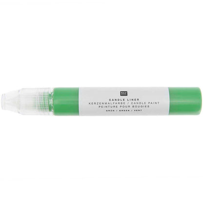 Rico Design - Candle liner Kerzenmalfarbe grün 30ml - Craftguru