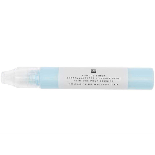 Rico Design - Candle liner Kerzenmalfarbe hellblau 30ml - Craftguru