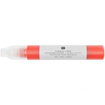 Rico Design - Candle liner Kerzenmalfarbe rot 30ml - Craftguru