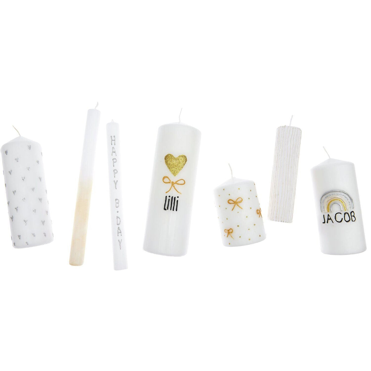 Rico Design - Candle Liner Kerzenmalfarbe Set Celebration 6 Stück à 30ml - Craftguru