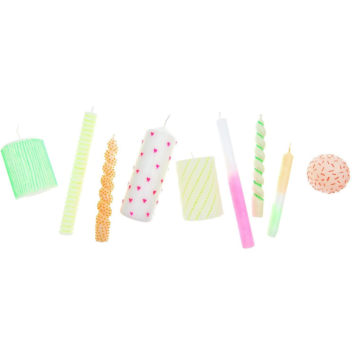 Rico Design - Candle Liner Kerzenmalfarbe Set Neon 6 Stück à 30ml - Craftguru