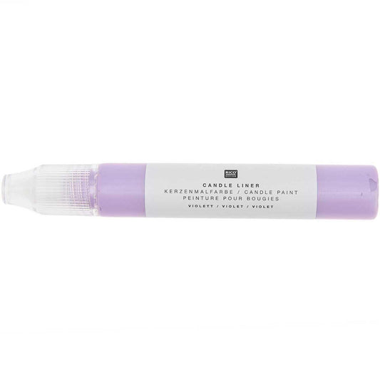 Rico Design - Candle liner Kerzenmalfarbe violett 30ml - Craftguru