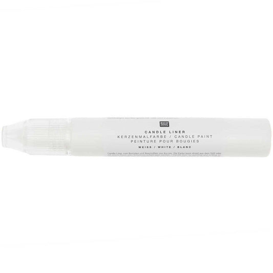 Rico Design - Candle liner Kerzenmalfarbe weiß 30ml - Craftguru