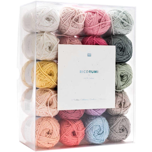 Rico Design Creative Ricorumi dk Set pastell 20 Farben 25g - Craftguru