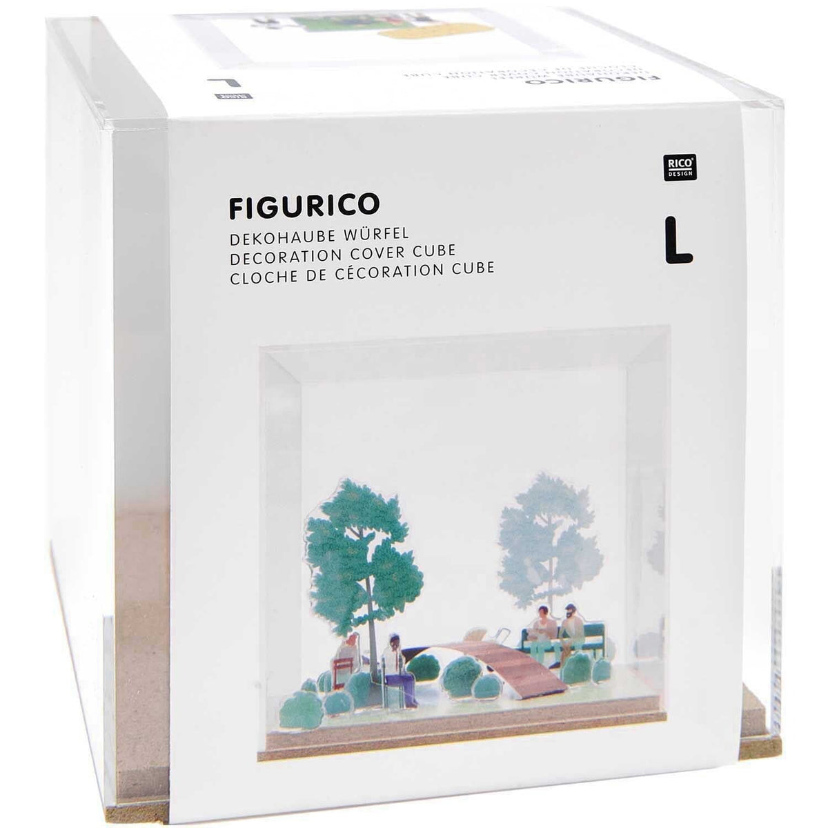 Rico Design Figurico Dekohaube Würfel Größe L - Craftguru