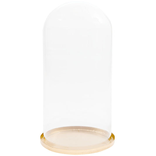 Rico Design Glashaube mit Metallsockel Gold - Craftguru