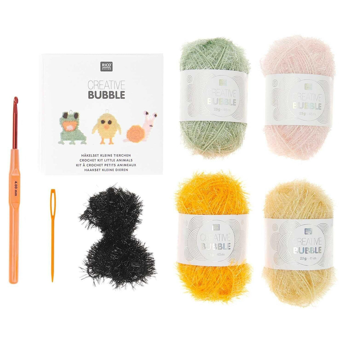 Rico Design Häkelset Creative Bubble Kleine Tierchen - Craftguru