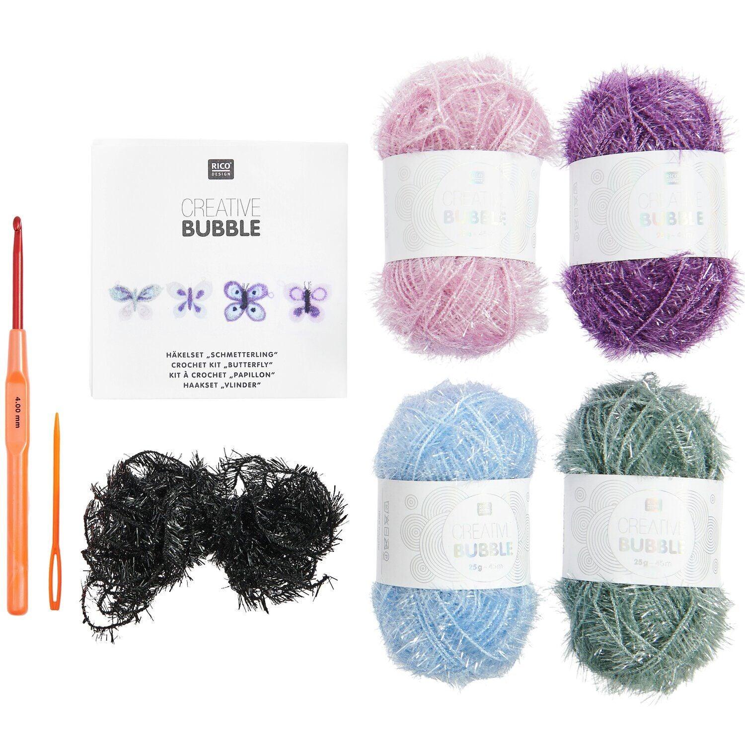 Rico Design Häkelset Creative Bubble Schmetterling - Craftguru