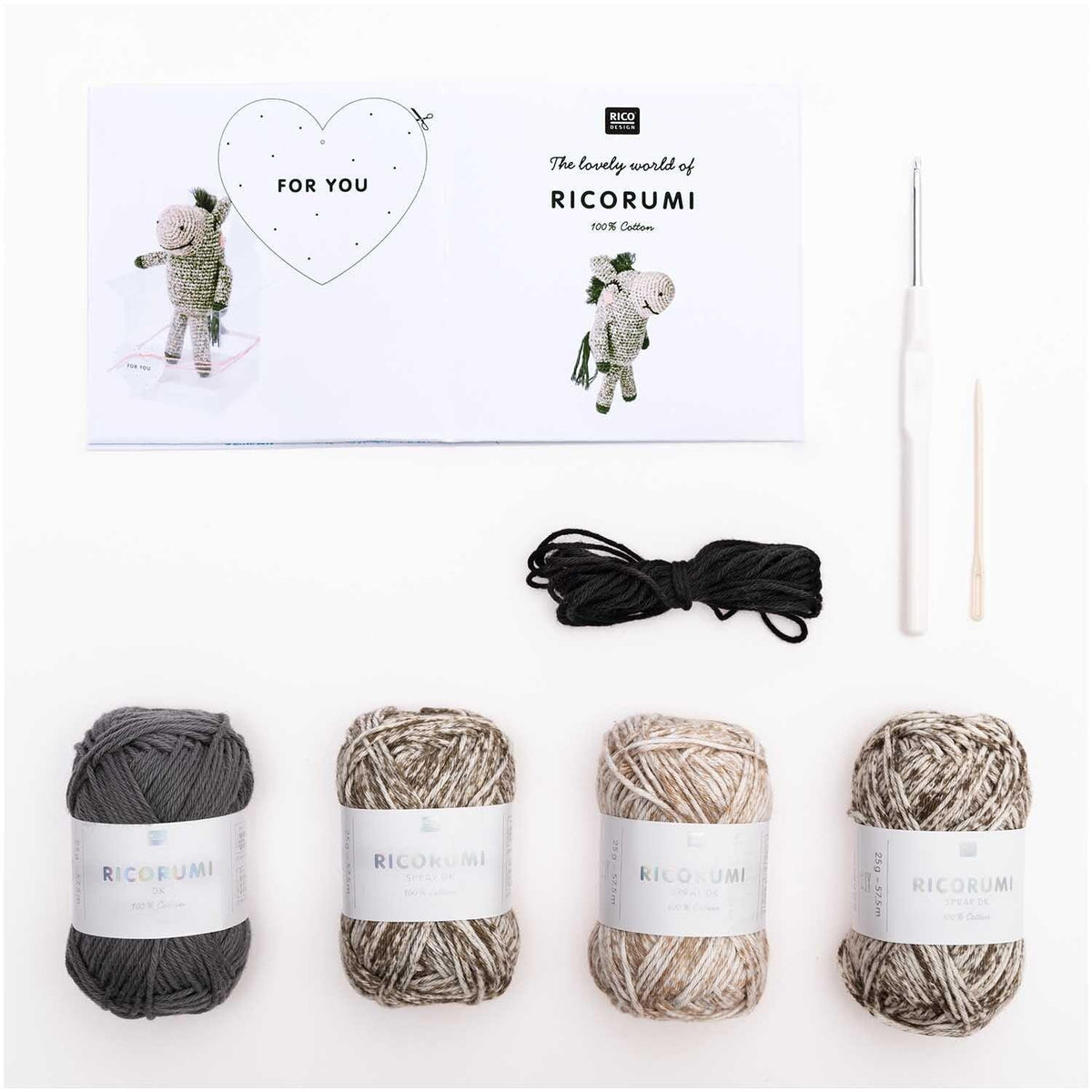 Rico Design Häkelset Ricorumi Animals Esel - Craftguru
