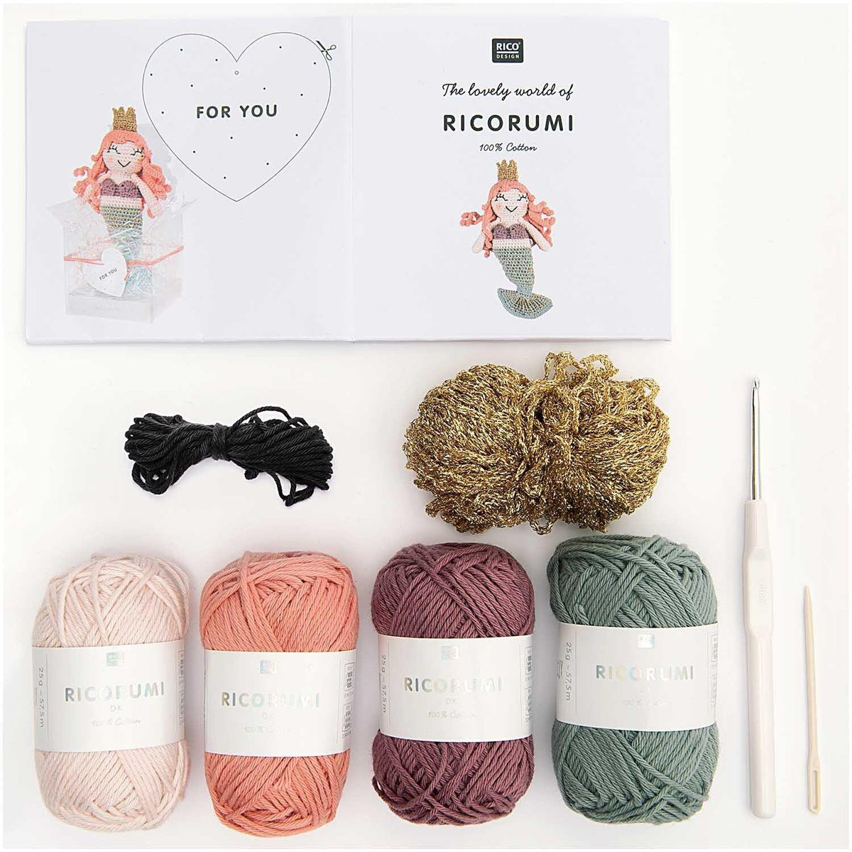 Rico Design Häkelset Ricorumi Meerjungfrau - Craftguru