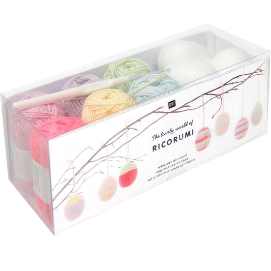 Rico Design Häkelset Ricorumi Ostereier pastell 15 teilig - Craftguru