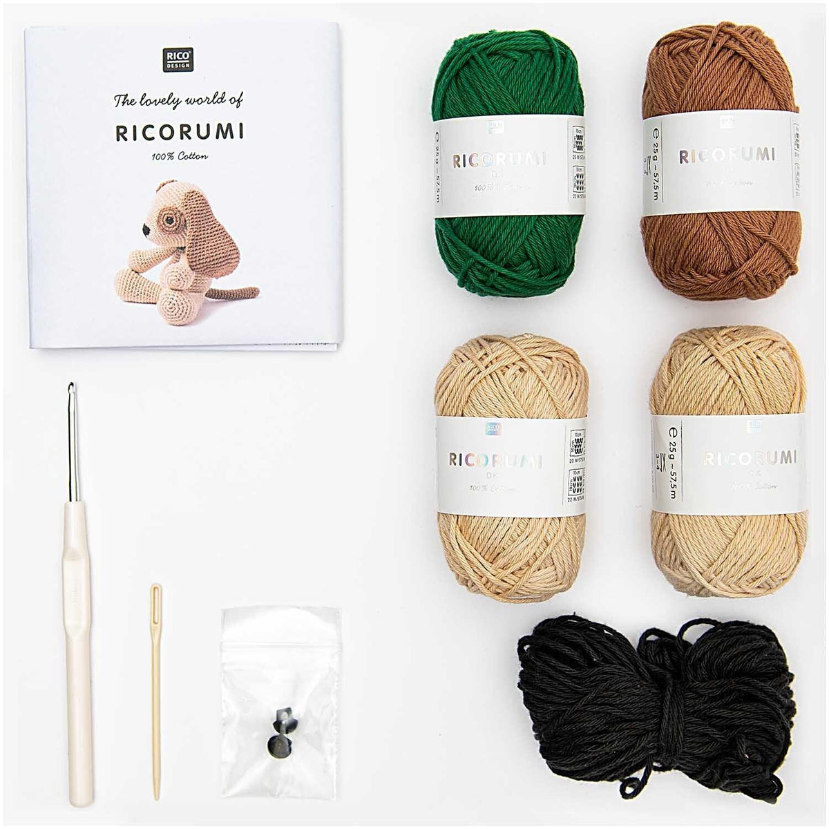 Rico Design Häkelset Ricorumi Puppies Hund - Craftguru