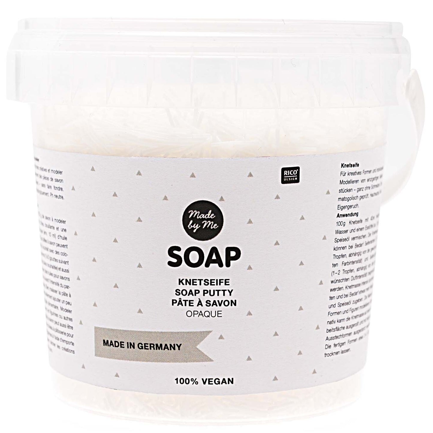 Rico Design - Knetseife weiß opak, 300g - Craftguru