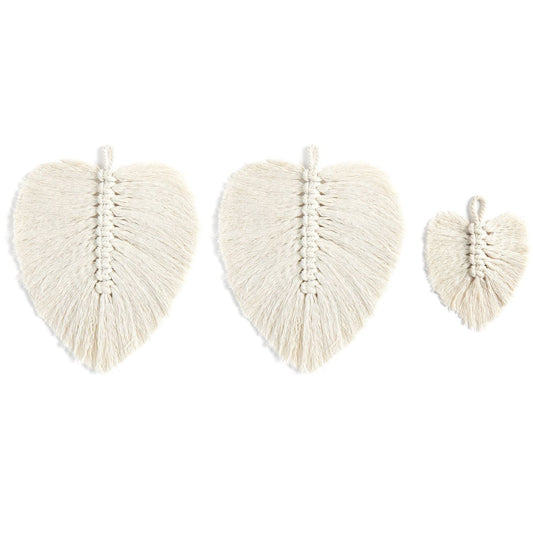 Rico Design Makramee Set Blätter 3 Stück - Craftguru