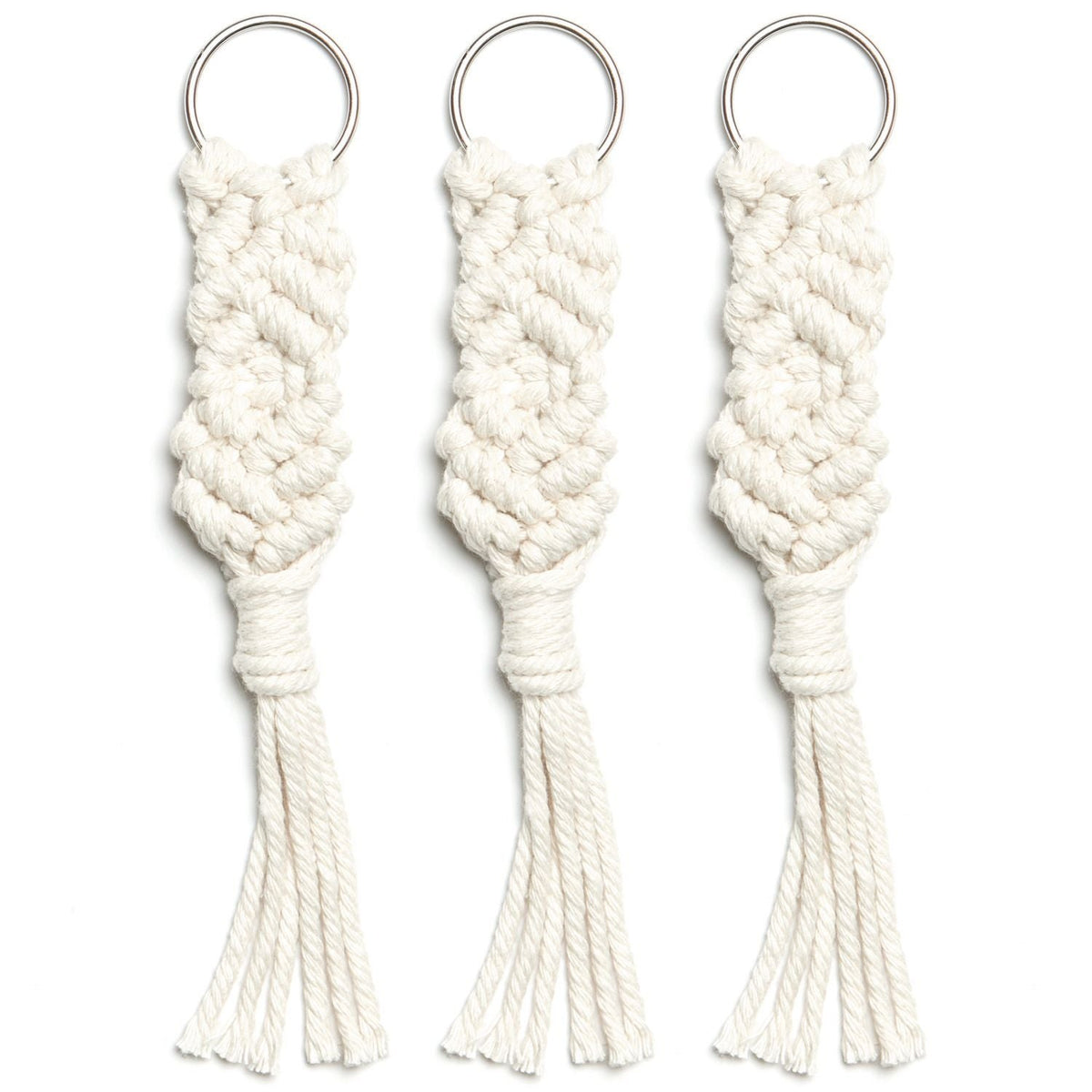 Rico Design Makramee Set Schlüsselanhänger 3 Stück - Craftguru