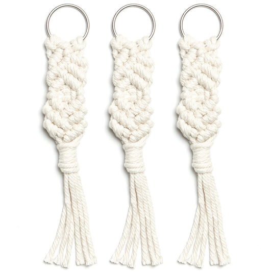 Rico Design Makramee Set Schlüsselanhänger 3 Stück - Craftguru