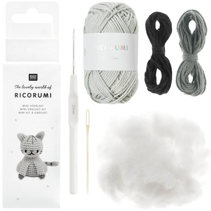 Rico Design Ricorumi Mini Easy Häkelset - Katze - Craftguru