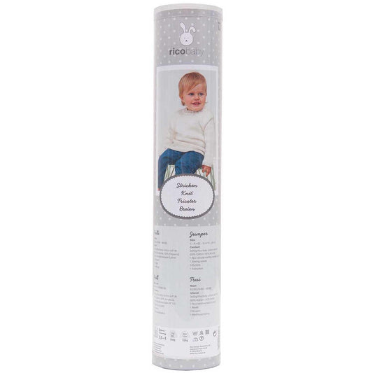Rico Design Strickset Babypullover weiß - Craftguru