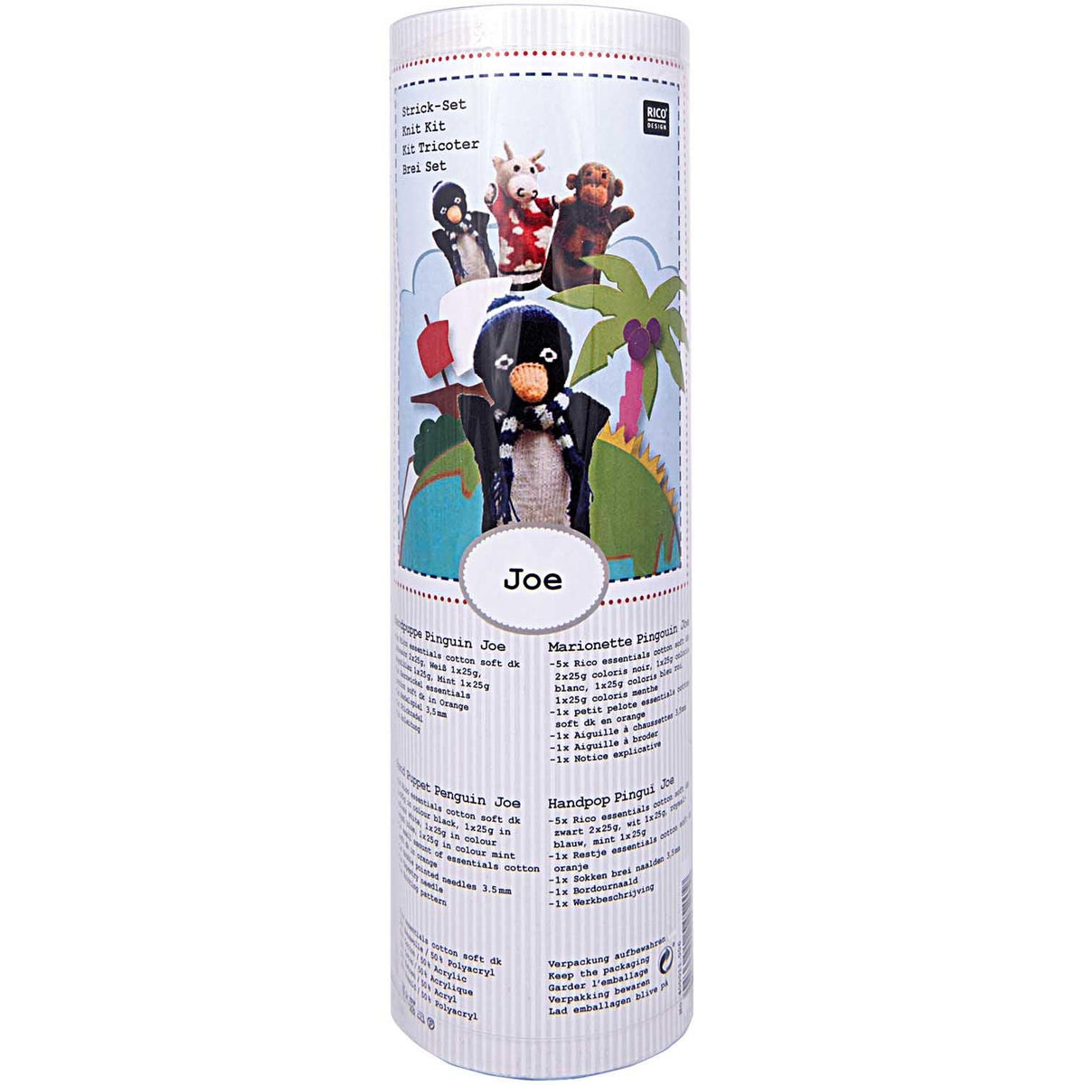 Rico Design Strickset Handpuppe Pinguin Joe - Craftguru