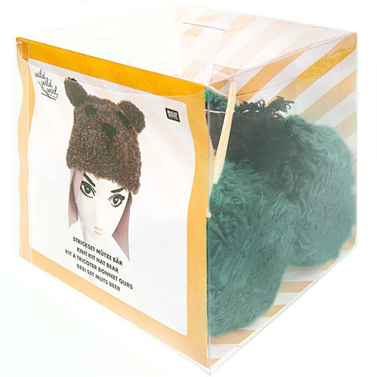 Rico Design Strickset Mütze Bär Türkis - Craftguru
