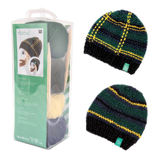 Rico Design Strickset Mütze Wild wild wool Muster Tanne - Craftguru
