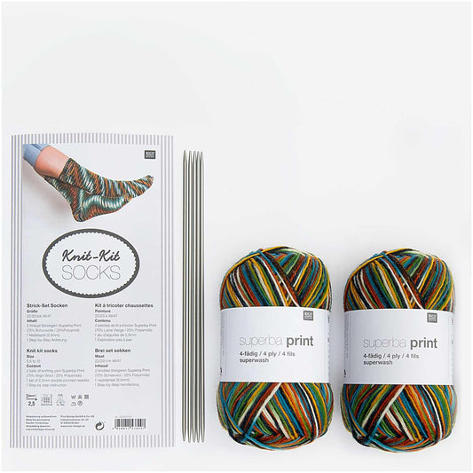 Rico Design Strickset Socken Lagune - Craftguru
