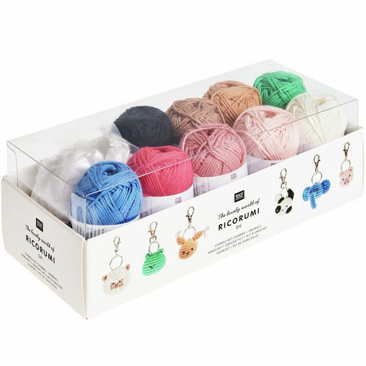 Ricorumi Häkelset Schlüsselanhänger - Chingu Animals - Craftguru