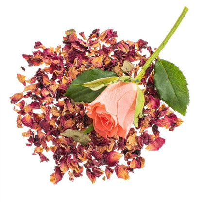 Rosenblüten rot, geschnitten – 3 g – Seifenzusatz & Badekugeln