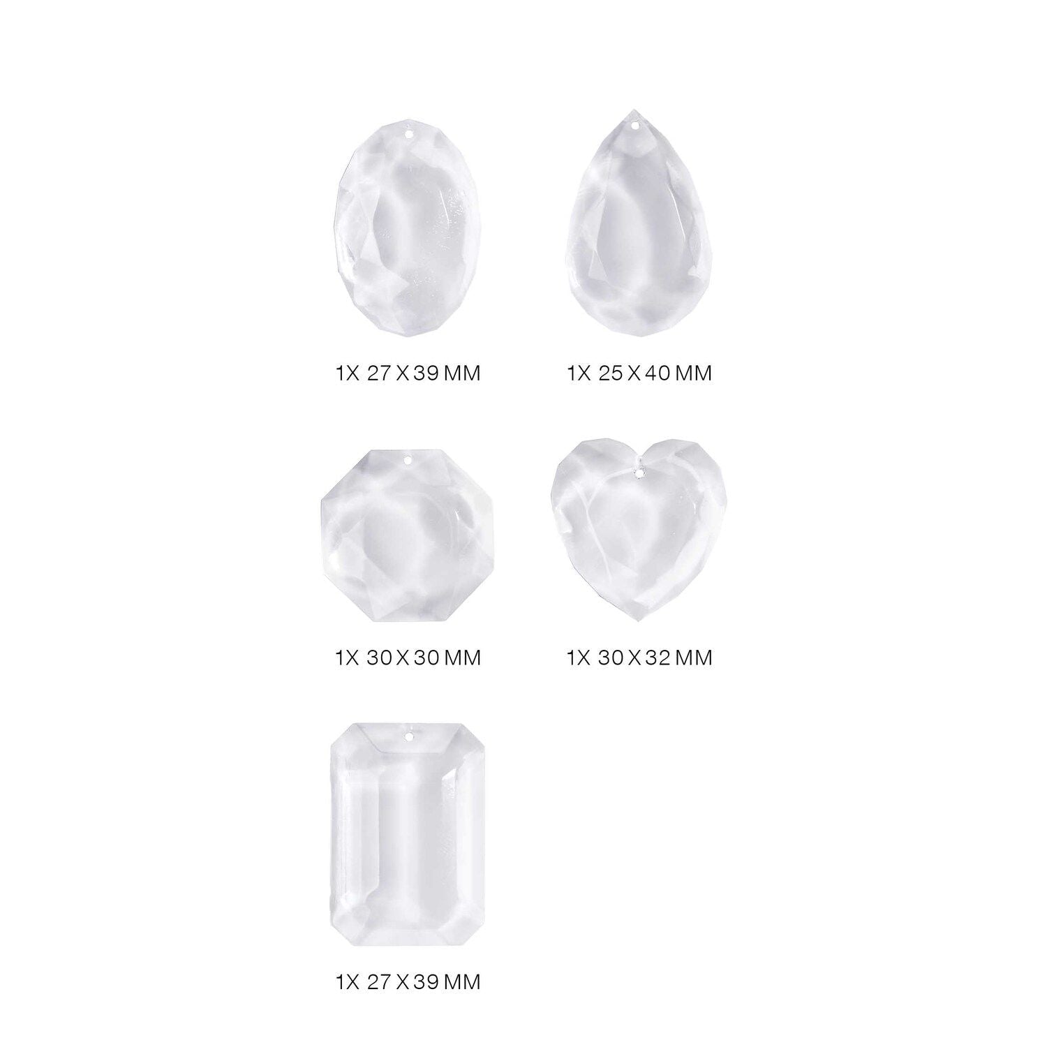 Silikon Gießform Anhänger Diamanten - Craftguru