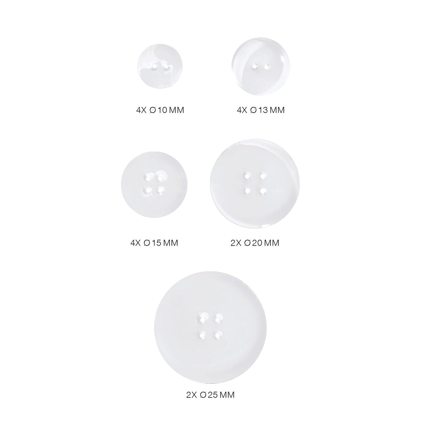 Silikon Gießform Knöpfe - Craftguru