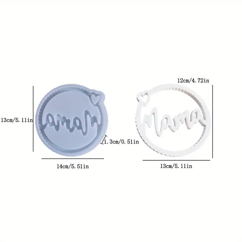 Silikonform Anhänger Mama - Craftguru