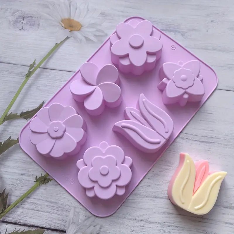 Silikonform Blumenset - Craftguru