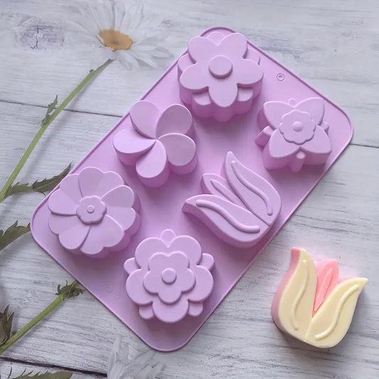 Silikonform Blumenset - Craftguru
