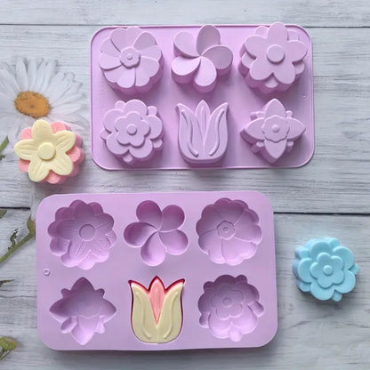 Silikonform Blumenset - Craftguru