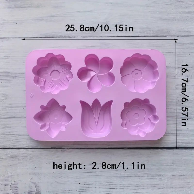 Silikonform Blumenset - Craftguru