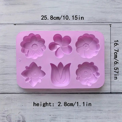 Silikonform Blumenset - Craftguru