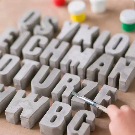 Silikonform Buchstaben, groß - Craftguru