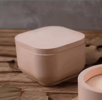 Silikonform Dose mit Deckel, quadratisch - Craftguru